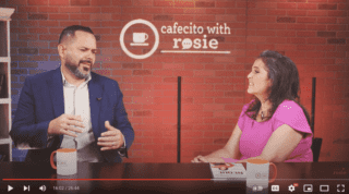 Interview with Jorge Vazquez on "Cafecito with Rosie on Air