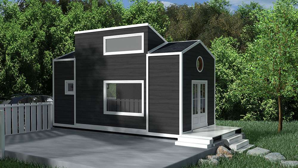 Tiny Homes: The Big Trend and What You Need to Know Before Going Small Modern tiny home on concrete foundation