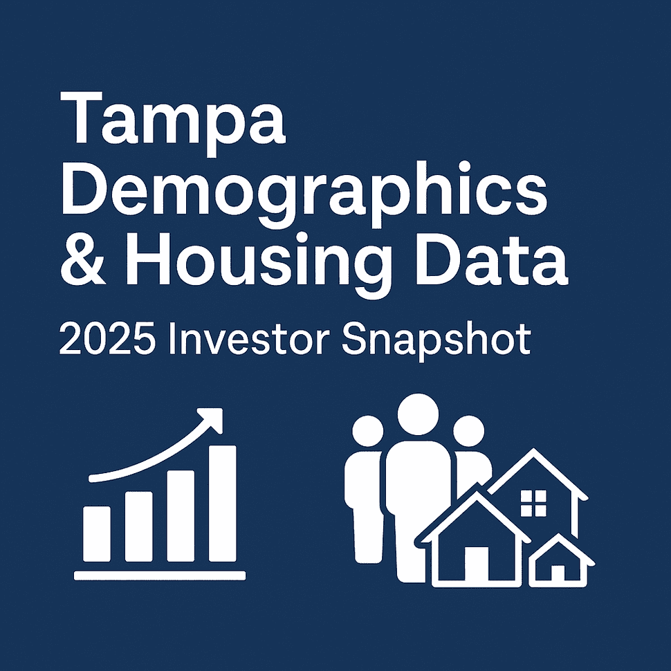 Tampa Demographics & Housing Data: 2025 Investor Snapshot Tampa Demographics & Housing Data: 2025 Investor Snapshot