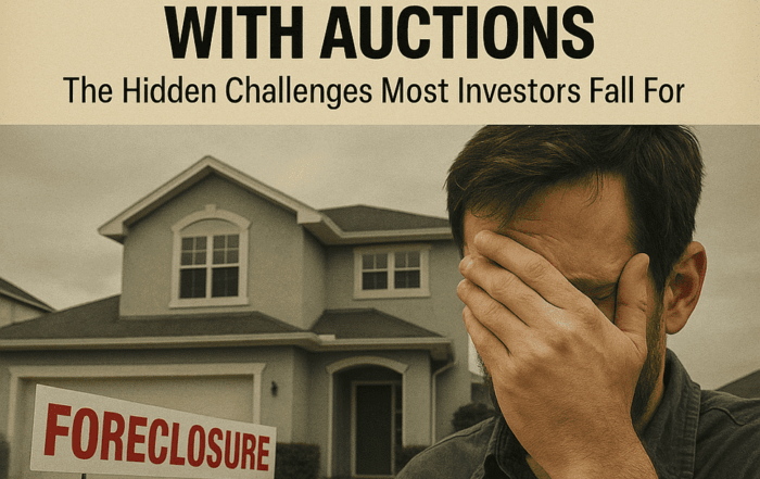 Reason You Gotta Be Really Careful With Auctions: The Hidden Challenges Most Investors Fall For