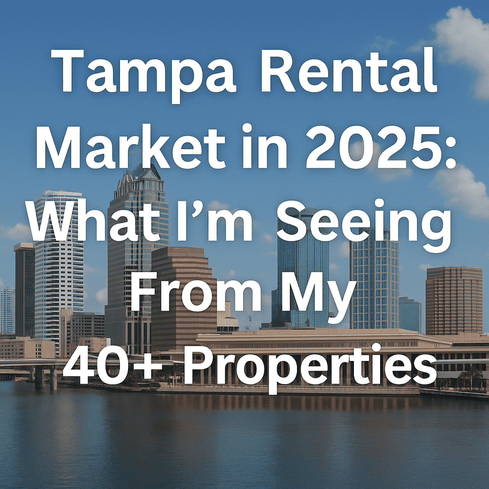 What I’m seeing from managing 300+ rentals and owning 40+ of my own: Q3 and Q4 in Tampa are all about balance.