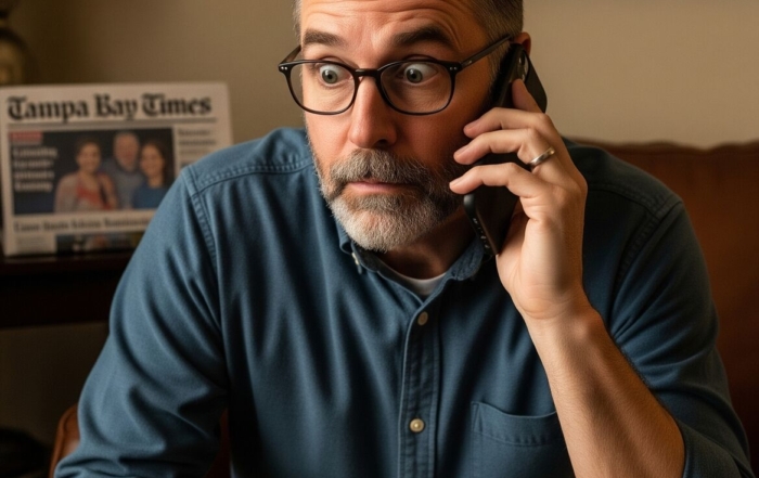 Got a Call from the Tampa Bay Times Today… Let Me Tell You What Happened