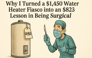 Why I Turned a $1,450 Water Heater Fiasco into an $823 Lesson in Being Proactive